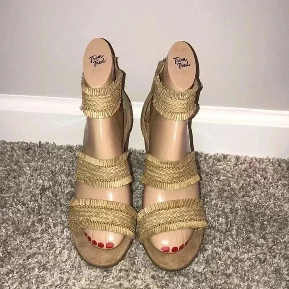 Sam & Libby Esther Boho Strappy Heel Sandals Size 5.5 - Picture 2 of 8